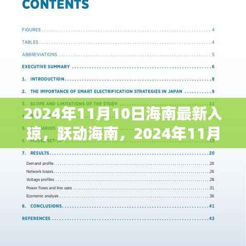 海南新篇章,开启入琼之旅,自信成就未来之门(2024年11月10日)