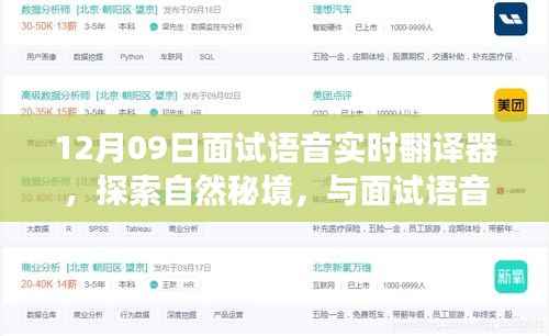 探索自然秘境，与面试语音实时翻译器的寻心之旅