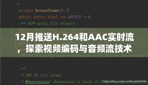 探索视频编码与音频流技术前沿，实时H.264与AAC流推送解析