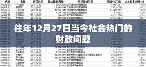 财政热点解析，年末深度解读当今热门财政问题
