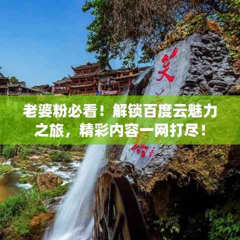 老婆粉必看!解锁百度云魅力之旅,精彩内容一网打尽!