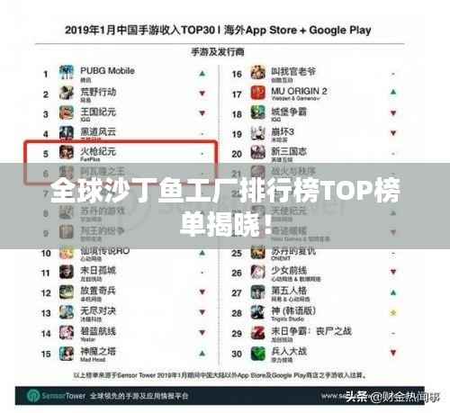 全球沙丁鱼工厂排行榜TOP榜单揭晓！
