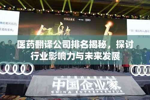 医药翻译公司排名揭秘，探讨行业影响力与未来发展